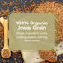 2lb Quay Naturals Organic Sorghum Flour - Organic Jowar Flour - Made With Gluten Free Sorghum Whole Grain - Non GMO