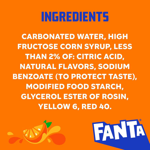 16.9 oz 12 Pack Fanta Orange Soda | Soft Drink | fl |
