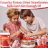 5.64oz Freeze Dried Whole Strawberries - Naturally Crispy Dehydrated Strawberry Fruit Snacks in Resealable Jar
