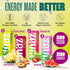 Pack, 12 oz (12-Pack) Zevia Zero Sugar Energy Drink, Fruity Fuel Variety Cans Naturally Sweetened, Non-GMO Project