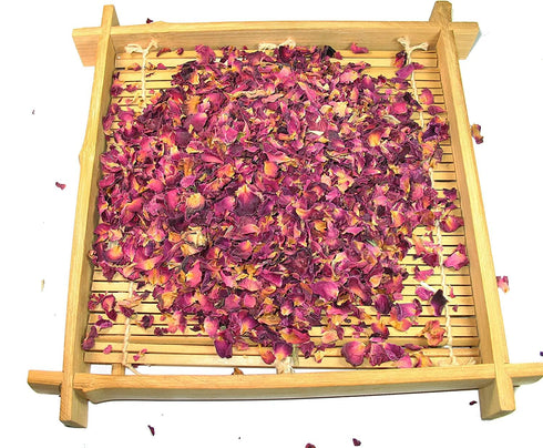 1 LB Greenhilltea Premium Dried Rose Petals Rose Tea - Edible Flowers for drinks, Baking, Desserts, Cocktails, Wedding