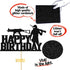 Video Game Happy Birthday Cake Topper, Funny Level Up Cake Decor for Game Controller Party Supplies