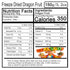5.2oz 100% Freeze Dried Dragon Fruit Cubes, Sealed cans | Unsweetened Crispy Bites for Smoothies, Baking & Cereal |