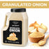 4 LB Fresh Finest Bulk Granulated Onion - Premium Onion Powder - All-Natural, Non-GMO, Gluten-Free, Kosher - Perfect