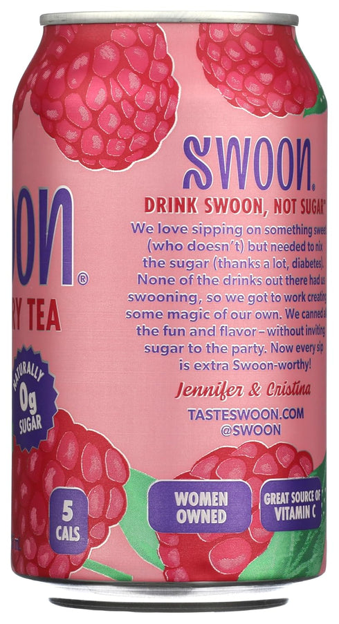12 Oz Swoon, Tea Raspberry Zero Sugar, Fl