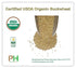(1LB) Certified Organic Hulled Buckwheat Groats,Non-GMO, Raw, Vegan, Bulk