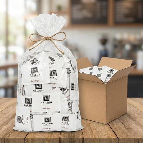 CALSON COLLECTIONS 500 Count Packets Packets Packs - Individual Servings of White Sugar Individual Servings of White