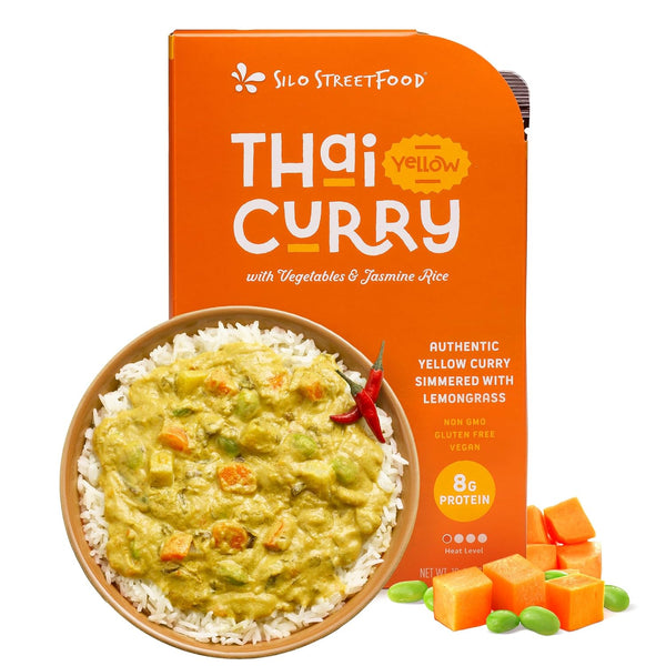 Silo StreetFood Thai Yellow Curry with Vegetables & Jasmine Rice Ready To