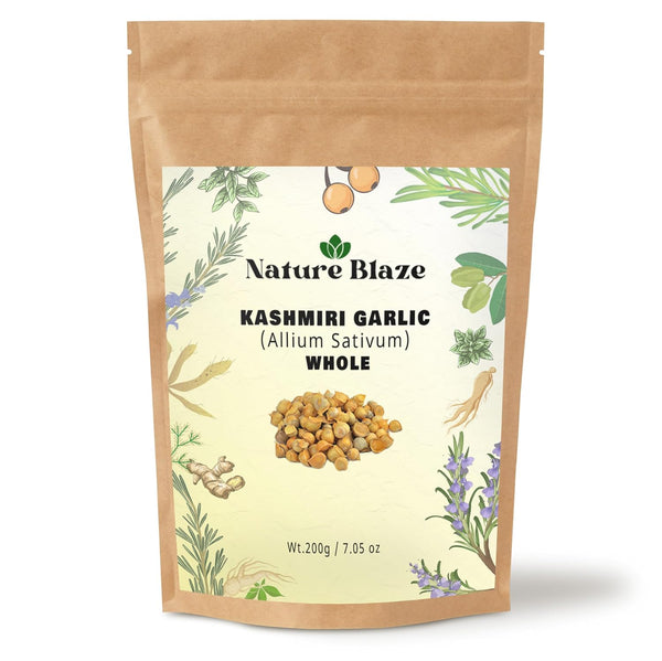 Nature Blaze Kashmiri Garlic | Lahsun Whole | Allium Sativum | Naturally