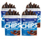 Wicked Cutz Cracked Pepper Beef Jerky Chips, 28g Protein per Bag, Crispy