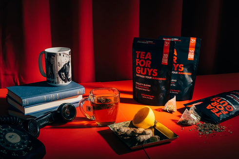 Tea For Guys Inc. 20 Tea For Guys: Vitality Blend Natural Support for Testosterone, Libido, Male Fertility and overall