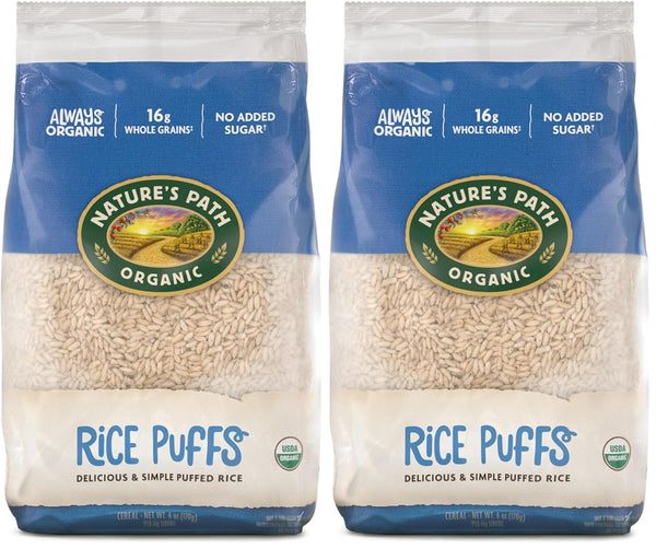 Nature's Path Organic Rice Puffs Cereal, 6 oz, Earth Friendly (Pack of