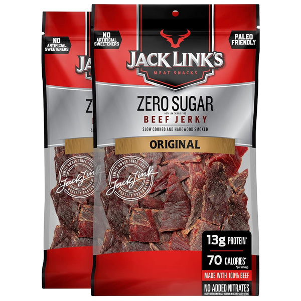 Jack Link's Original Zero Sugar Beef Jerky - (2 Pack) 7.3 oz