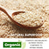 4 LB Organic Brown Jasmine Rice from Thailand - Whole Grain Vegan Natural Healthy Superfood Gluten-free