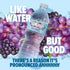 6-Pack, 16.9 Oz SPLASH REFRESHER Flavored Water Bottles, Acai Grape Flavor - Fl - Refreshing Flavored Bottled Water