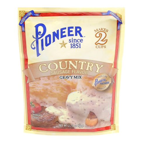 Vending 2 U Country 2.75 Oz Packets, 4 Count Pioneer Sausage Gravy Mix