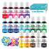 Oil Based Food Coloring for Chocolate 18 Colors x 20 ml Concentrated