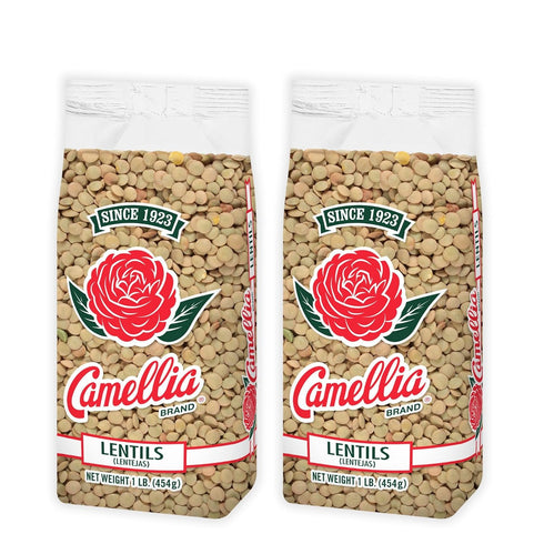Camellia Brand Dried Lentils Premium Non-GMO Dry Lentils Peas, High Protein Plant-Based