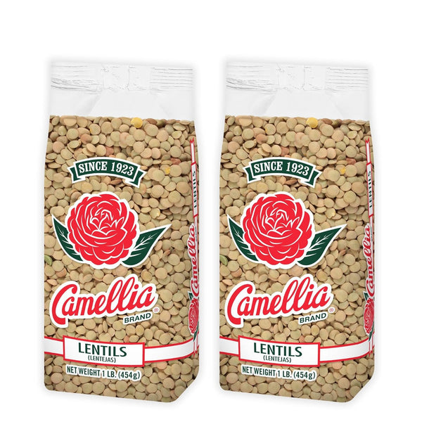 Camellia Brand Dried Lentils Premium Non-GMO Dry Lentils Peas, High Protein Plant-Based