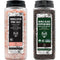 Soeos Himalayan Pink Salt Coarse 39 oz + Organic Black Peppercorns 18