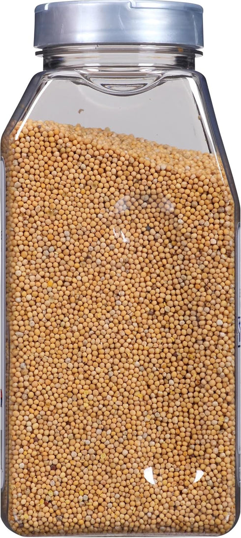 22 oz 22 McCormick Culinary Whole Yellow Mustard Seed, - One Ounce Container of Yellow Mustard Seeds, Perfect