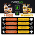 C8 6 Pack Nakee Butter Focus Cacao Peanut Butter - Gluten-Free, Keto, Low-Carb, High-Protein with MCT Oil