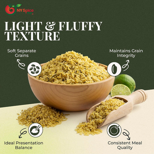 3 NY Spice Shop Cilantro Lime Rice - Pound Cilantro Lime Flavored Rice for Cooking and Culinary Use - Fluffy Grain