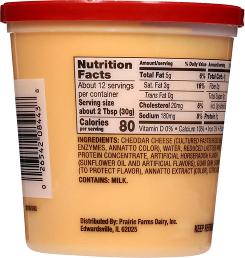Shullsburg Creamery Pack 13 oz. - Horseradish Cold Cheese Spread