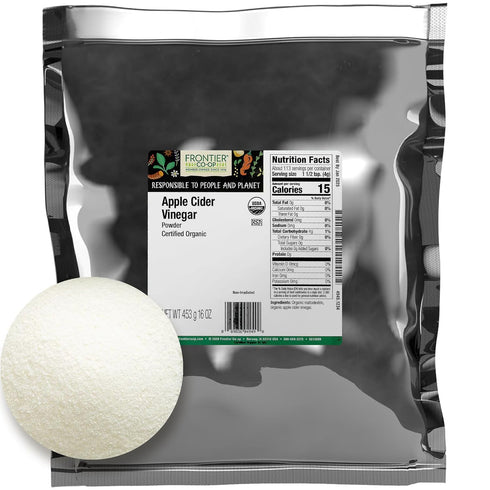 Frontier Bulk Apple Cider Vinegar Powder, Organic, 16 Ounce