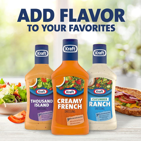 Kraft 16 oz Creamy French Dressing, fl Bottle