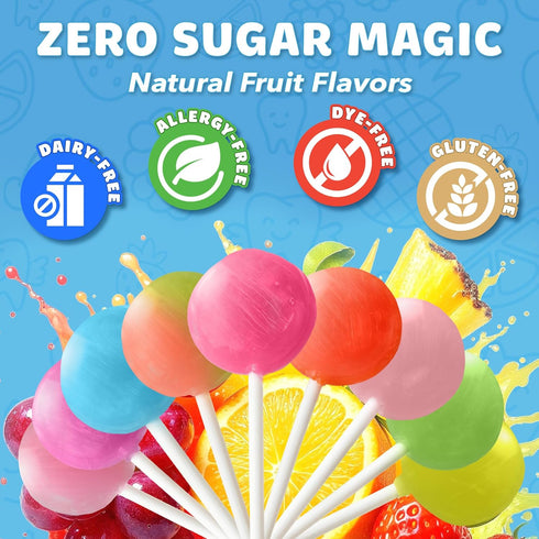 3.1 Zollipops Clean Teeth Lollipops - AntiCavity Sugar Free Candy for a Healthy Smile Great for Kids, Diabetics