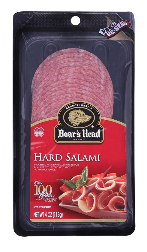 Boar's Head Boars Head, Preslice Hard Salam, 4 Ounce