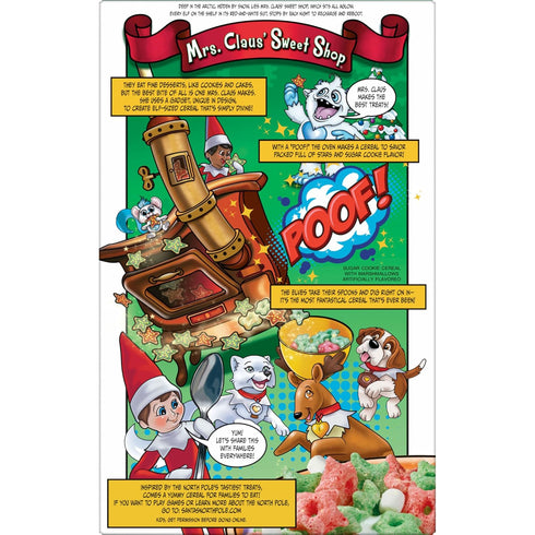 11.3oz Kellogg's The Elf on the Shelf Cereal, Limited Edition, Sugar Cookie with Marshmallows, Box