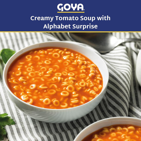 7oz Alphabet Pasta by Goya, Fun Pasta Noodles for Soups, Stews, and Side Dishes, Mexican Noodles, Bag
