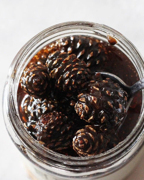 450g/15.87oz Set 2 Russian Forest Natural Pine Cone Classic Preserve with Baby Pine Cones Imported Siberian Delicacy