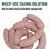 19-21mm, 20-25 6.7 Package LEM Products Pre-Tubed Natural Sheep Casings, Edible Sausage Casings, Stuffs Approximately