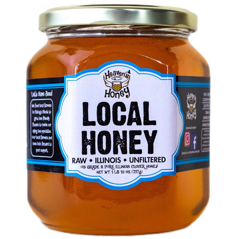 Heavens Honey - Raw Pure Local Illinois Honey - Unfiltered US Grade