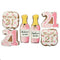 Baker's Dozen To Go 21 Birthday Cookies- Set of 6 Crunchy Shortbread Cookies Individually Wrapped by