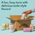 6-Flavor Pack, Sugar(12 oz, 6-Pack) OLIPOP - Soda Variety Healthy Soda Sampler, Prebiotic Soft Drinks, Supports