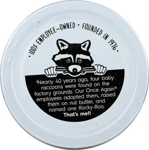 12oz- Once Again Organic Creamy Cashew Butter, Unsweetened - USDA Organic, Gluten free Certified, Vegan, Kosher, Peanut
