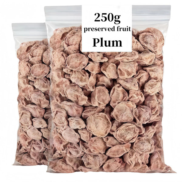 MKSDDF-250g/8.82oz Salty and Sour Plum Chinese Dried Plums Preserved Fruit Prunes Salted