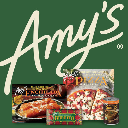 Frozen 9.1 oz. Amy's Meals, Roasted Poblano Enchilada Entree, Gluten Free
