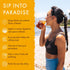 20 Hawaiian Natural Tea Mango Peach Flavored Organic Tea - Tropical Fruit Green and Black Tea Blend - Perfect Daily Cup