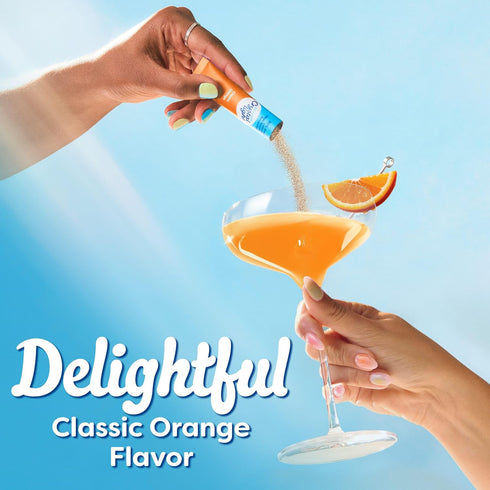 10 2 Crystal Light On The Go Sunrise Classic Orange Drink Mix, ct, pk