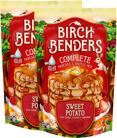 Birch Benders Sweet Potato Pancake and Waffle Mix, 12 Ounce (Pack of