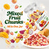 WJDDMGO 4.23oz (120g) Freeze Dried Fruit Mixed Snacks - Crunchy Tropical Dehydrated Fruit Mix with Strawberries Apple