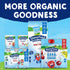 Stonyfield Organic 3.5 oz., 4Ct Kids Zero G Added Sugar Whole Milk Yogurt Pouches, Cherry Berry Pear