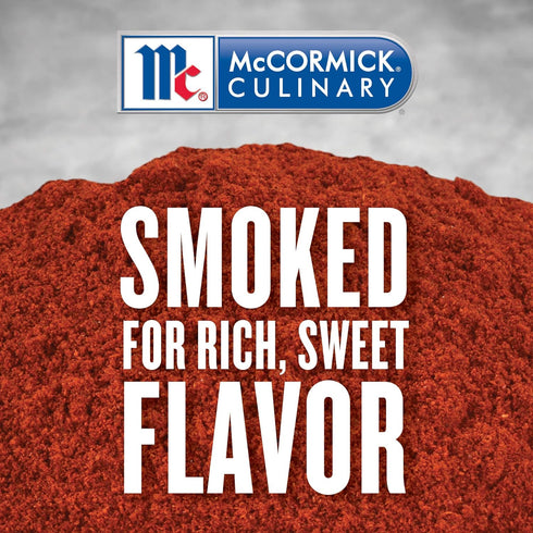McCormick Culinary Smoked Paprika 17 oz Container for Spanish Cuisine, Chicken, Fish, Pork, and More