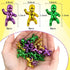 24PCS 1.2inch Counting MEMOVAN Mardi Gras King Cake Babies Purple Green Gold Tiny Plastic Babies Mini Baby Figurines