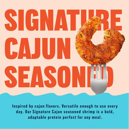 Frozen Prime Shrimp Signature | Cajun Seasoned All-Natural Shrimp